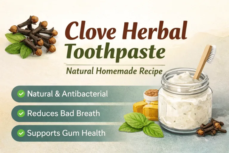 DIY Cloves Herbal Toothpaste Recipe  Natural Gum Health  Fresh Breath Oral Care Guide