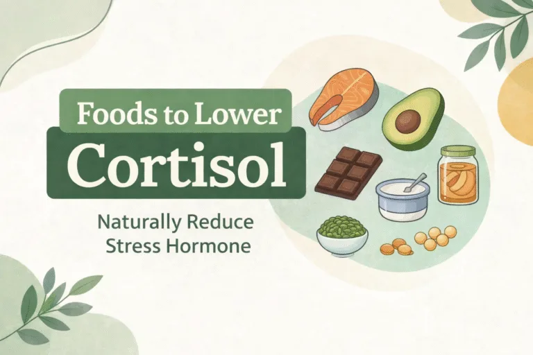5 Best Cortisol Lowering Foods for Women  Natural Stress Relief  Hormone Balance Tips