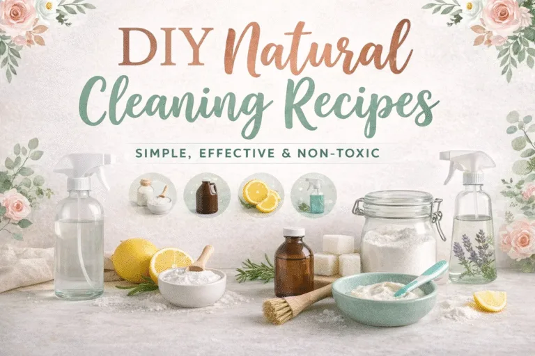 10 DIY Natural Homemade Cleaning Recipes with Free Printable  Eco-Friendly House Cleaning