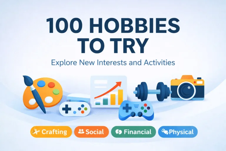 100 Fun Hobbies to Try The Ultimate List of Hobby Ideas