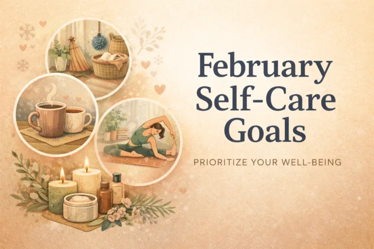 February Self-Care Goals Checklist Aesthetic Ideas for a Slow  Intentional Winter Month