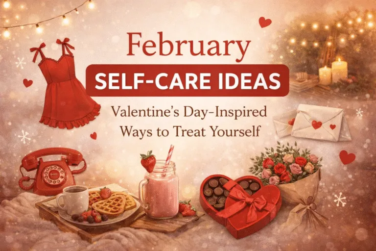 February Self-Care Checklist Cozy Winter To-Do List for Valentines Day  Romantic Aesthetic