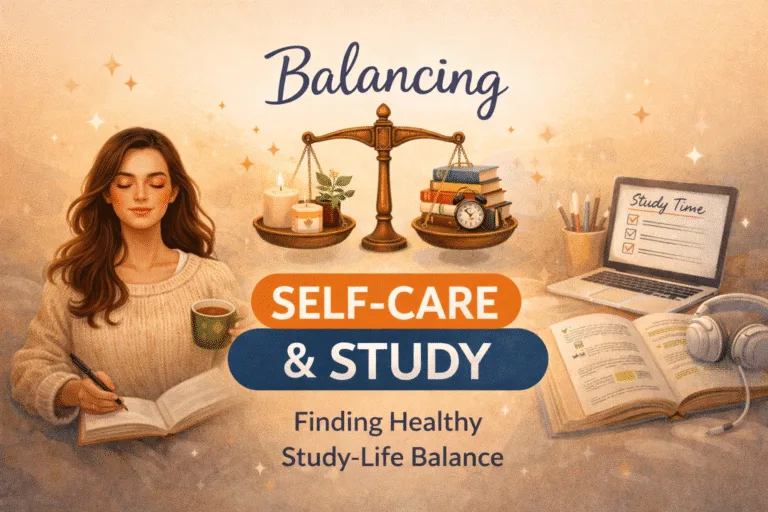 How to Balance Self-Care and Study Without Burnout Aesthetic Study Tips  Student Wellness