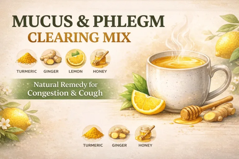 Natural Mucus  Phlegm Clearing Drink Recipe