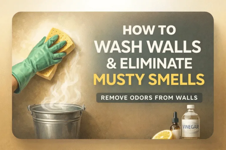 DIY Wall Cleaner to Remove Old House Smells