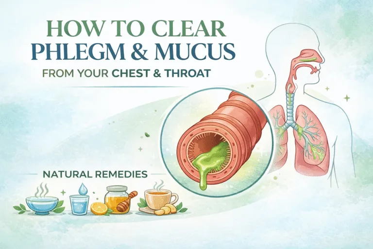 How to Get Rid of Phlegm  Mucus in the Chest  Throat Naturally