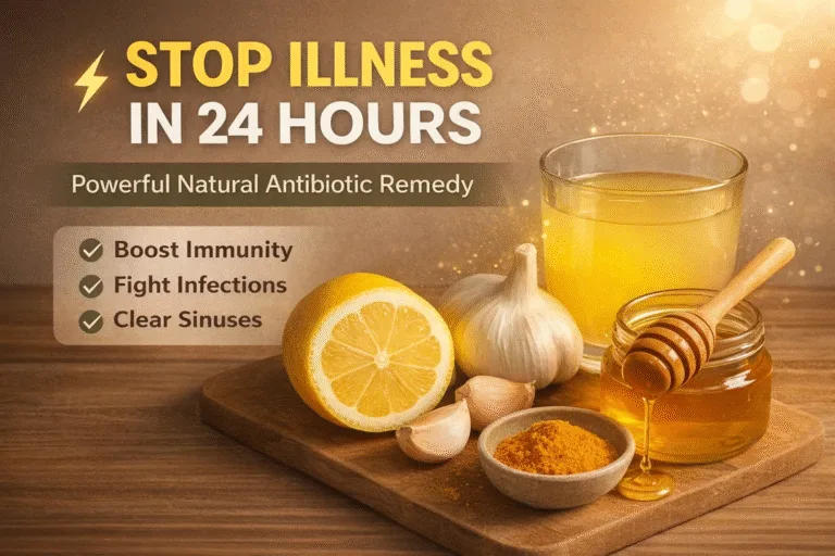 Natural Antibiotic Recipe to Stop a Cold in 24 Hours
