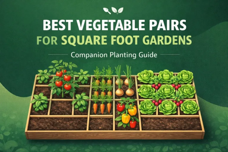 9 Best Companion Planting Vegetable Pairs for Square Foot Gardening  Small Spaces