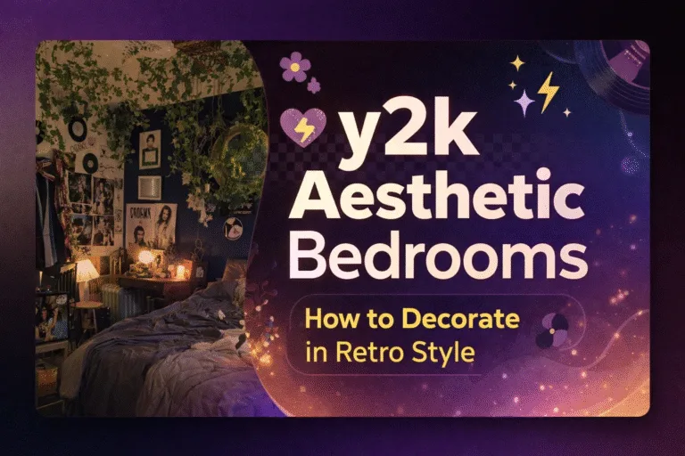 Aesthetic Y2K Indie Room Decor Ideas  Grunge Fairycore Bedroom Inspo  Cozy Dorm Room Vibe