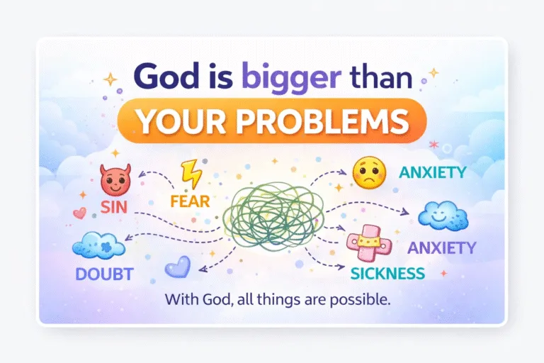 Christian Faith Journal Ideas  God is Bigger Than Fear  Anxiety  Bible Verse Inspiration