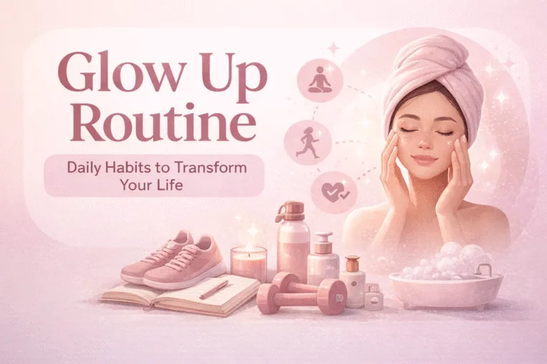 Weekly Glow-Up Plan Aesthetic Self-Care Routine  Daily Mind-Body Glow Up Schedule