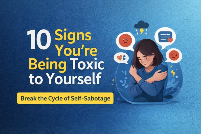 10 Signs You Are Being Toxic To Yourself