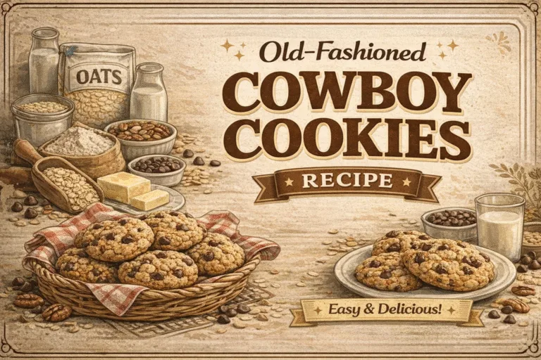 Classic Old-Fashioned Cowboy Cookies Recipe