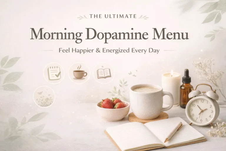 Morning Dopamine Menu Healthy Habit Ideas for a Productive and Mindful Morning Routine