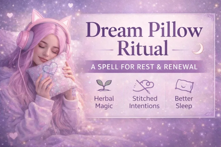 Save Point  Dream Pillow Ritual for Rest  Lucid Dreaming  Witchy Sleep Spell Ritual