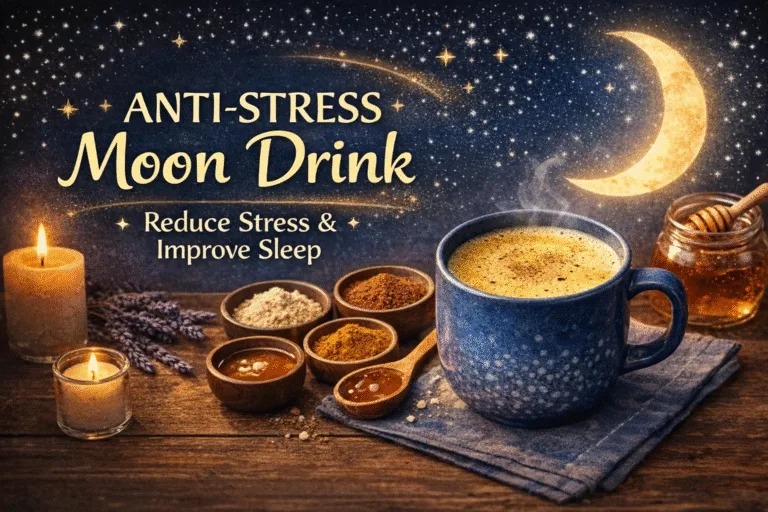 Anti-Stress Moon Drink Recipe for Better Sleep