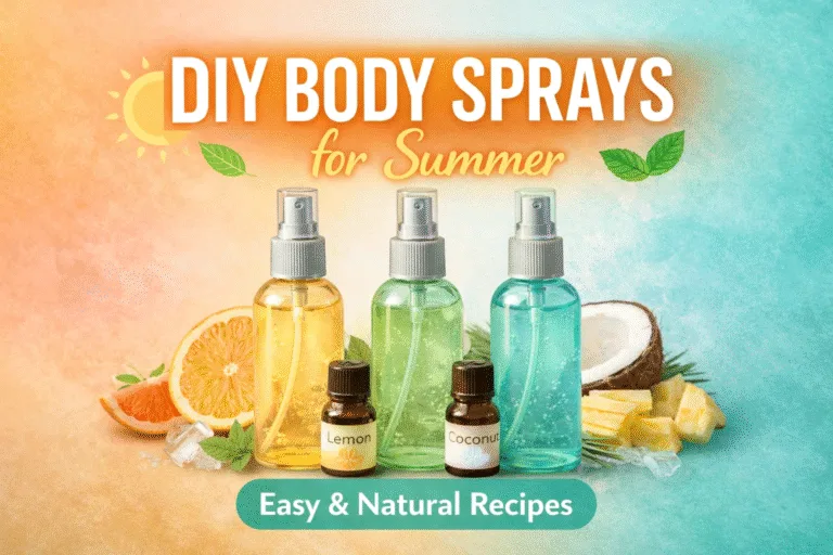 DIY Natural Summer Body Spray Recipes with Essential Oils
