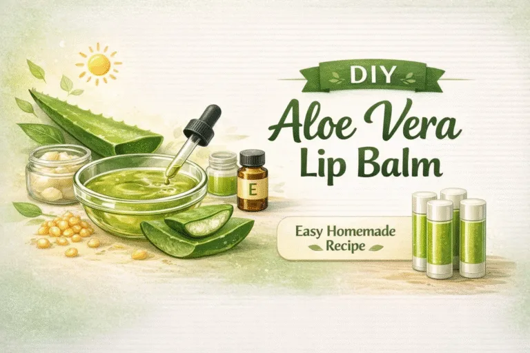 DIY Aloe Vera Lip Balm Recipe  Homemade Natural Lip Care