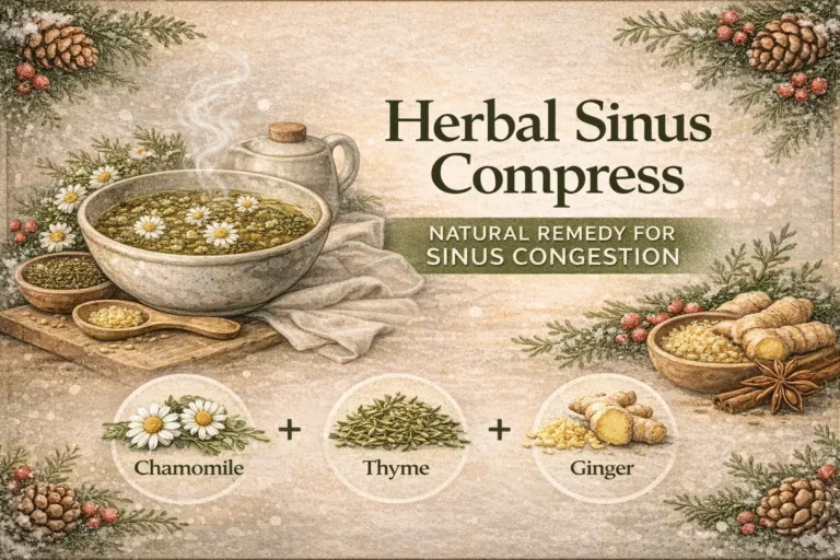 DIY Herbal Sinus Compress for Natural Congestion Relief