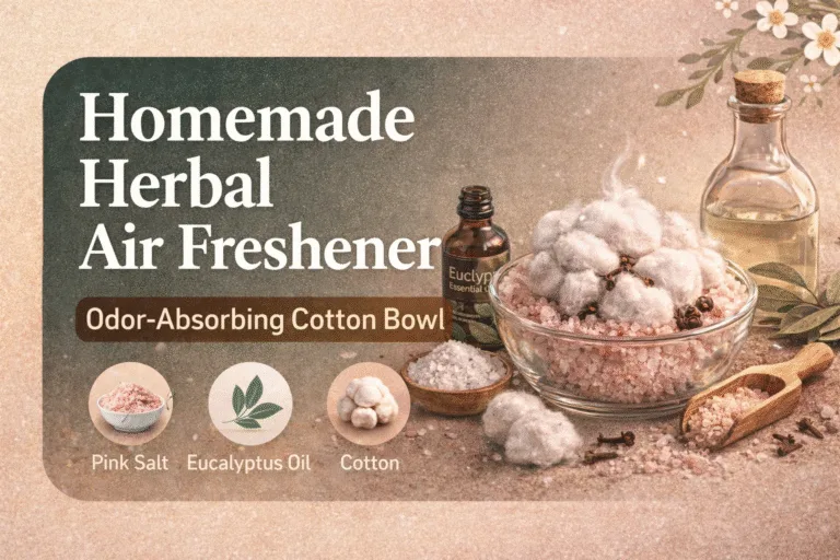 DIY Homemade Herbal Air Cleaner Natural Odor Absorber