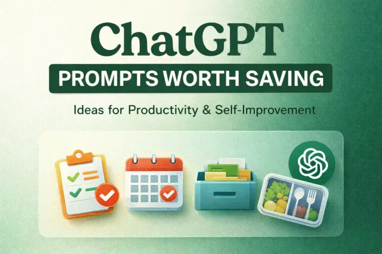 7 Best ChatGPT Prompts Worth Saving for Your Daily Routine