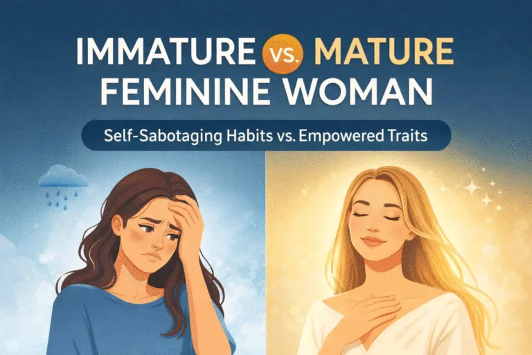 Immature vs Mature Feminine Energy Traits