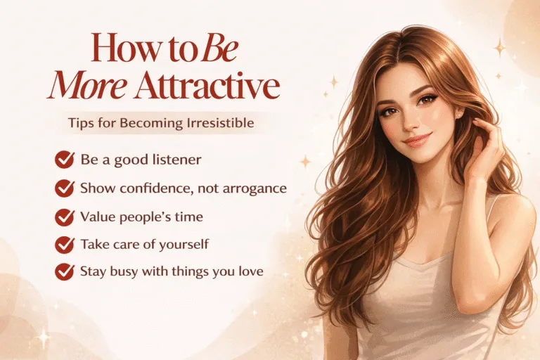 How to Be More Attractive Confidence Habits  Glow Up Tips