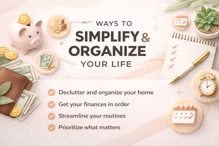10 Simple Habits to Organize  Simplify Your Life