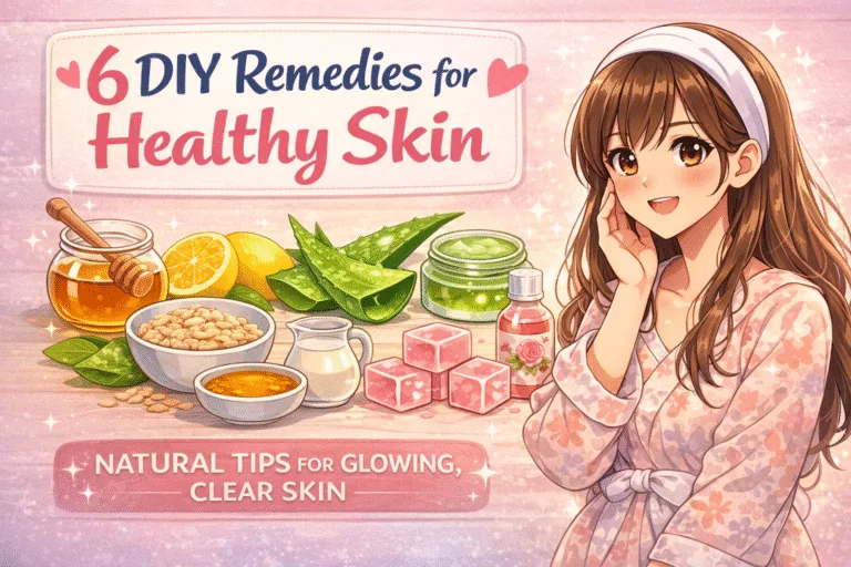 6 Natural DIY Remedies for Healthy  Glowing Skin  Easy Homemade Skincare Tips