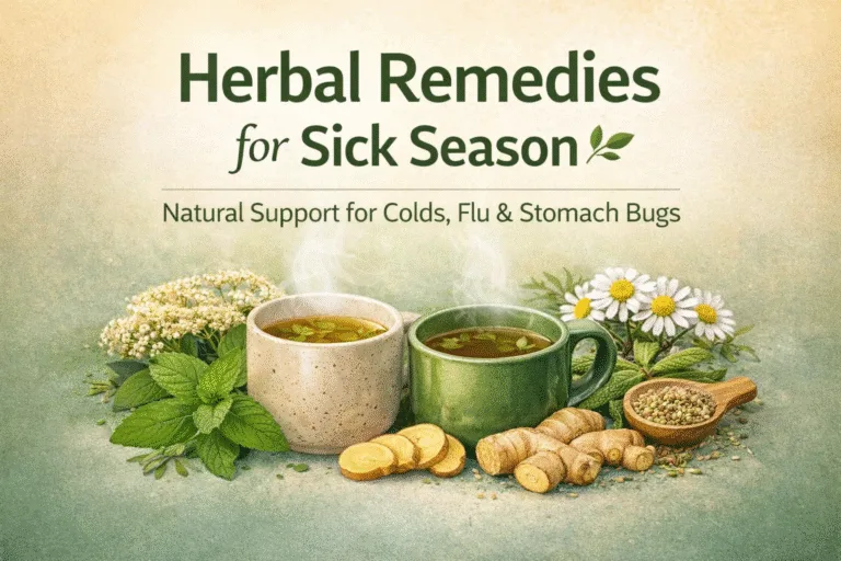 Natural Herbal Tea Blends for Flu  Stomach Relief