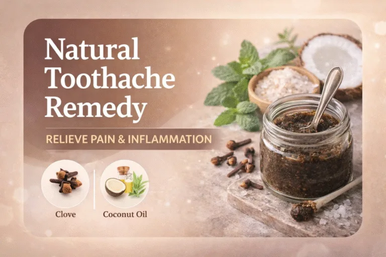 DIY Herbal Toothache Paste for Natural Pain Relief
