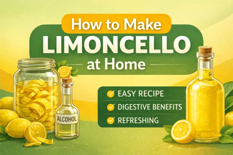 Traditional Homemade Limoncello Recipe  Lemon Peel Liqueur