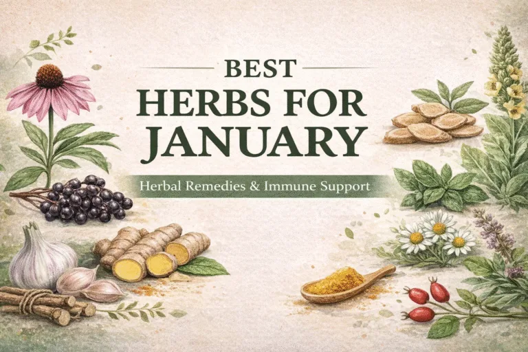 Best Herbs for January Natural Winter Remedies  Immunity