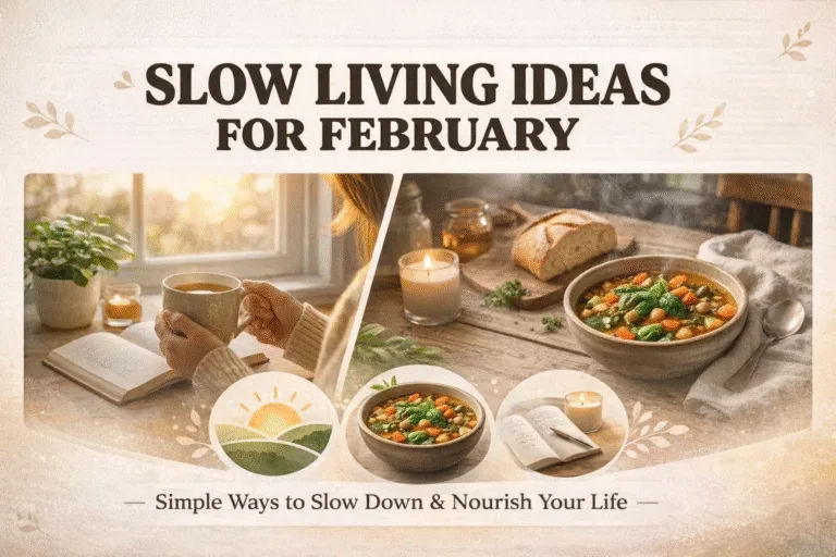 15 Slow Living Ideas  Habits for February