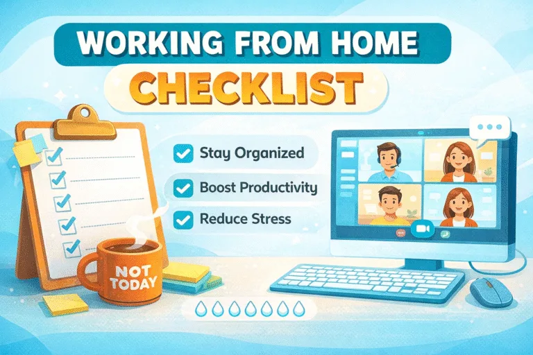 Funny Work From Home Daily Planner  To-Do List Notepad