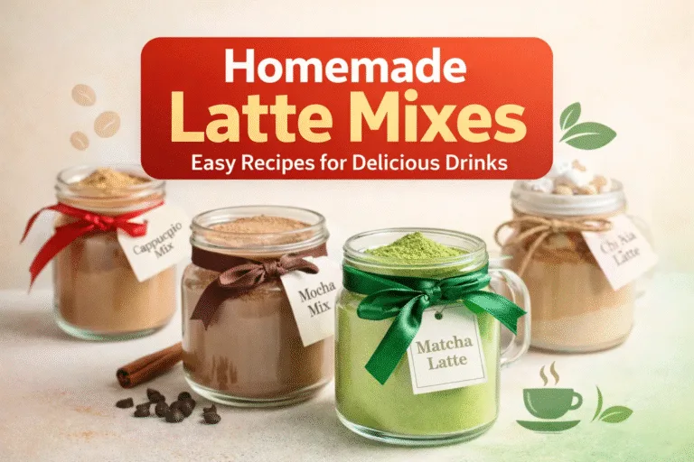6 DIY Mason Jar Drink Mix Recipes Hot Cocoa  Lattes
