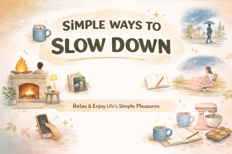 Self Care Tips  Mindful Living Aesthetics Simple Ways To Slow Down Sticker