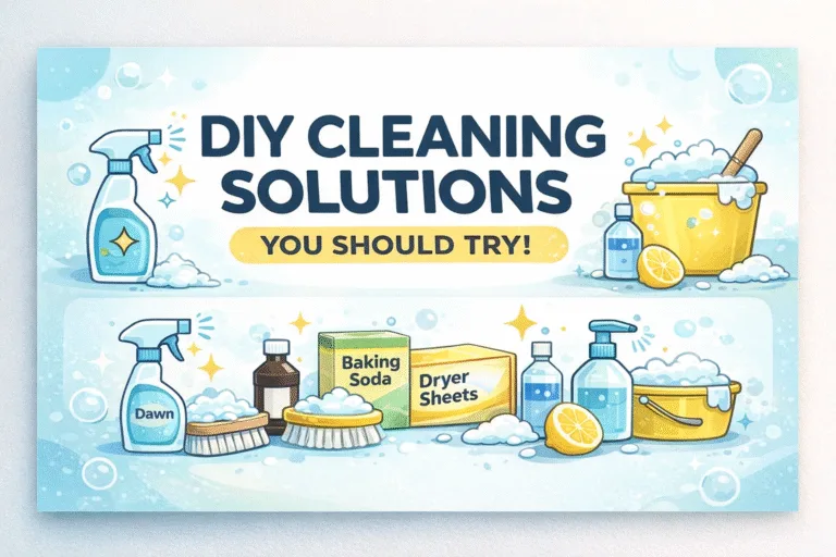 9 DIY Cleaning Solutions  Home Hacks for a Sparkling Clean House Easy Recipes