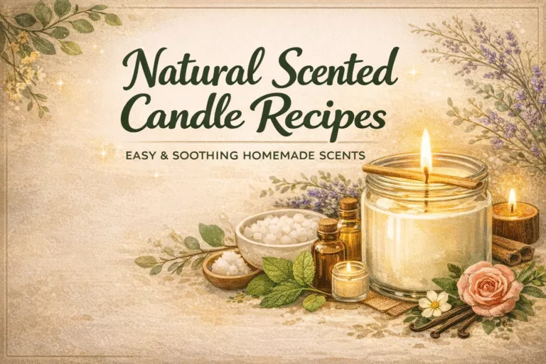 How to Make Natural Scented Candles DIY Soy Wax Recipe  Essential Oil Blends