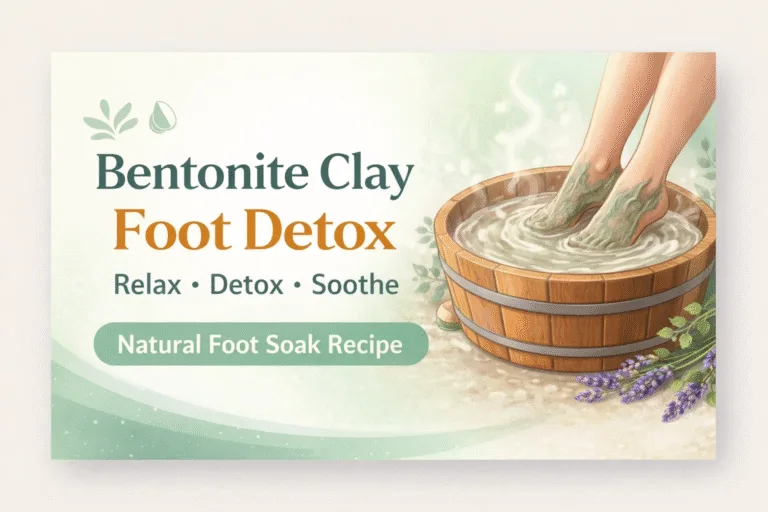 DIY Bentonite Clay Foot Detox Recipe  Soothing Soak
