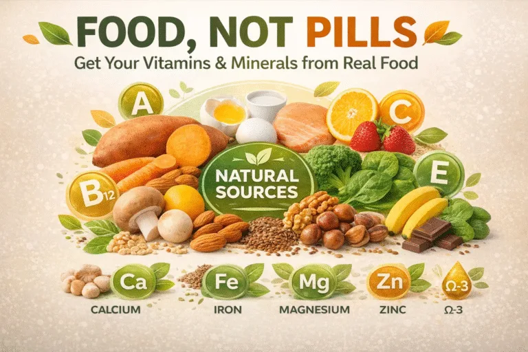 Food Not Pills Natural Vitamin  Mineral Food Sources