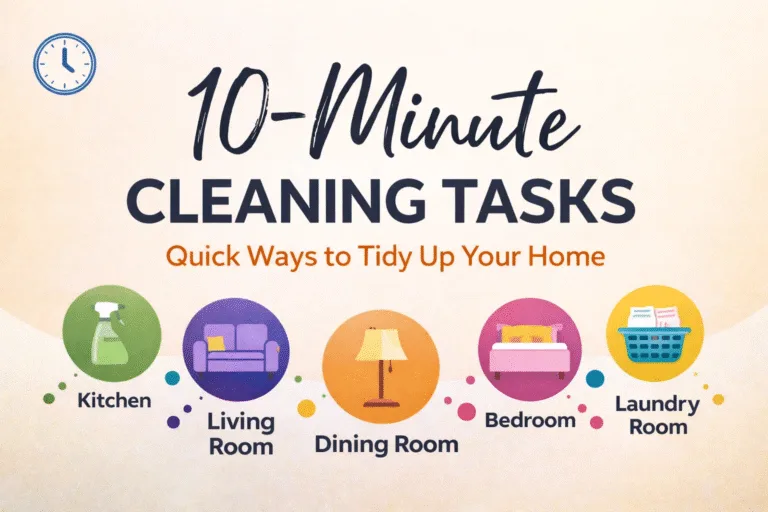 Quick 10-Minute Cleaning Checklist Speed Clean Your Whole House with Easy Daily Tasks