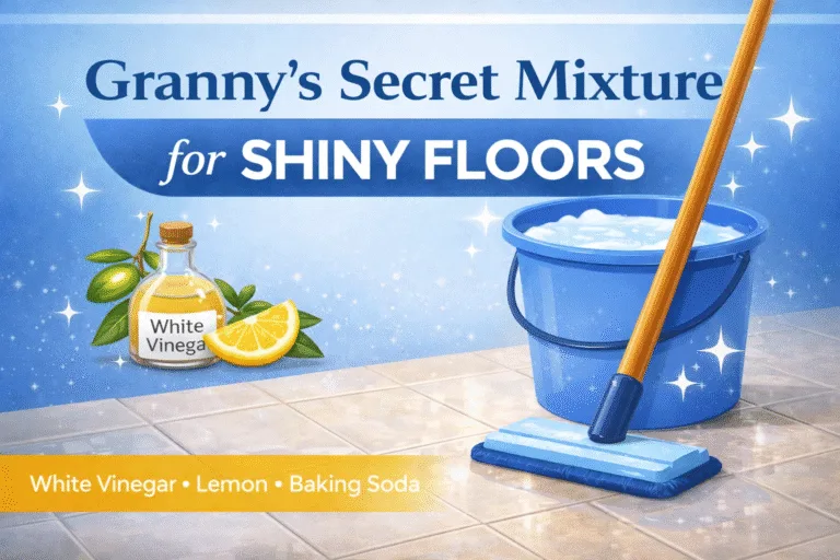 DIY Natural Floor Cleaner Recipe  Grannys Secret Mixture for Shiny  Sparkling Floors