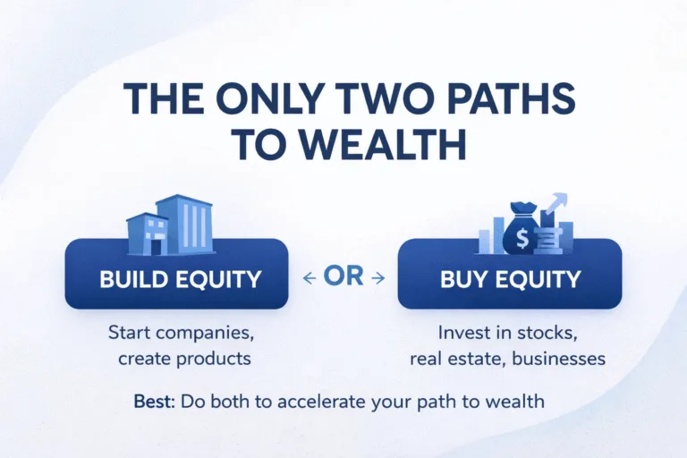 How to Build Wealth The Only Two Paths to Financial Freedom and Owning Equity