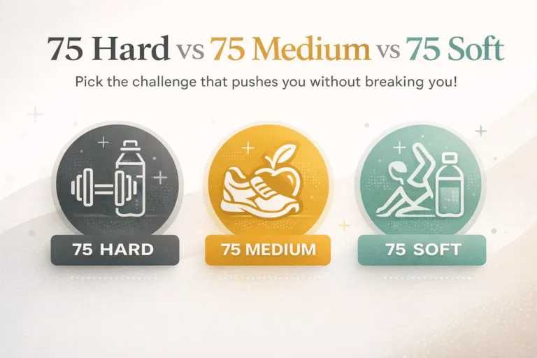 75 Hard vs 75 Medium vs 75 Soft Challenge Which One Should You Choose  Fitness Tips
