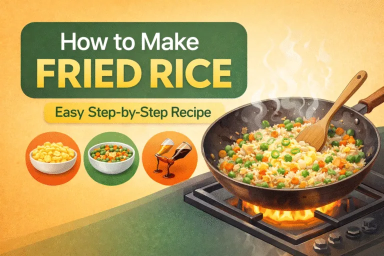Easy 15-Minute Fried Rice Recipe  Quick  Healthy Homemade Vegetable Fried Rice Recipe