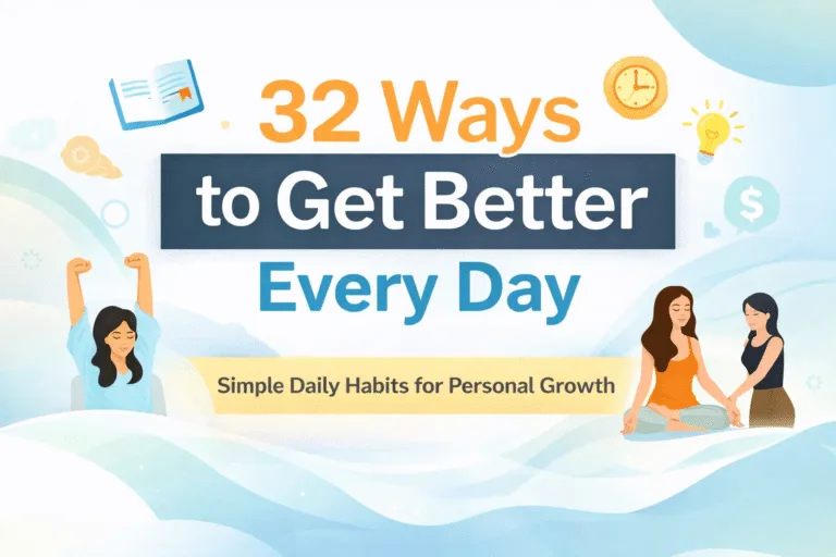 32 Ways to Keep Getting Better Personal Growth and Self Improvement Tips for Success