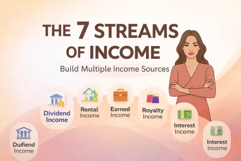 7 Streams of Income to Stop Living Paycheck to Paycheck Financial Freedom Tips