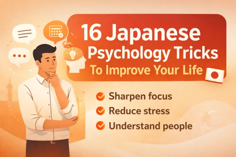 16 Japanese Psychology Tricks for Mindset, Discipline, and Personal Growth