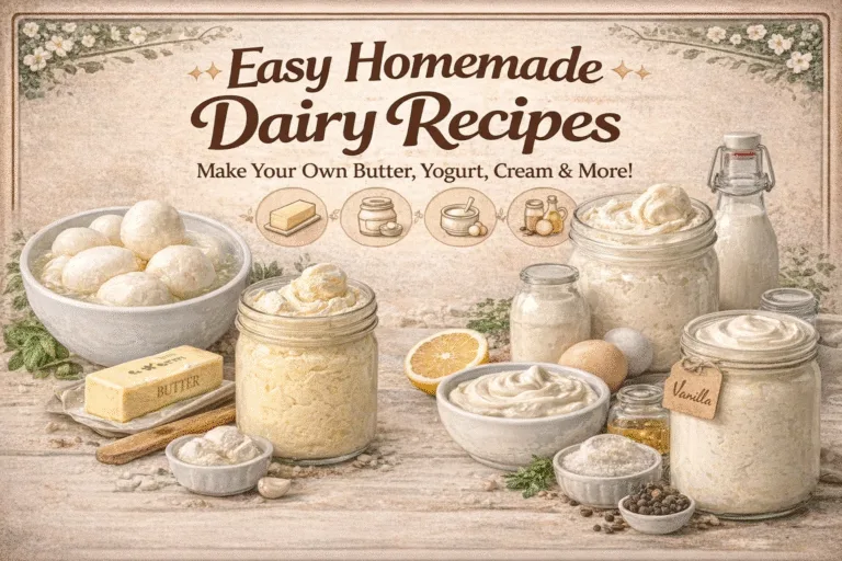 7 Easy Homemade Dairy Recipes  How to Make Mozzarella, Butter  Yogurt from Scratch